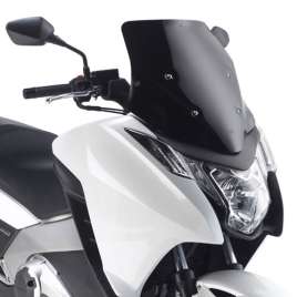 PARABREZZA SPOILER CUPOLINO NERO BASSO SPORTIVO D1109B HONDA INTEGRA 750 2014-2020