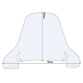GIVI D199ST PARABREZZA CUPOLINO ALTO PEUGEOT SV 250 2002