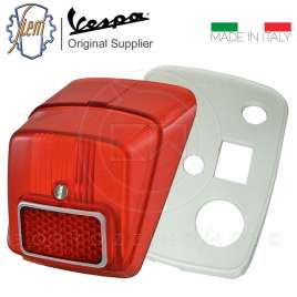 FANALE POSTERIORE SIEM VESPA 50 R L N COMPLETO DI PORTALAMPADA