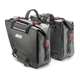 GIVI GRT718 COPPIA BORSE LATERALI PER MOTO UNIVERSALI IMPERMEABILI WATERPROOF 15+15 LT