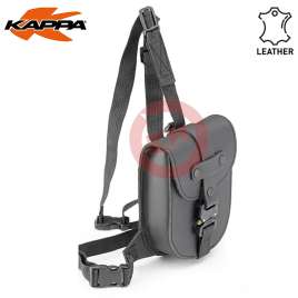 KMLW03 Borsello da gamba in pelle MOTO CAFE RACER CUSTOM HARLEY DAVIDSON