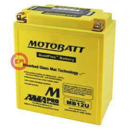 Batteria potenziata MOTOBATT MB12U 12V 15AH Sigillata Pronta all’uso Yuasa YB12AL-A2 YB12A-A YB12B