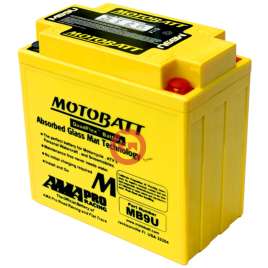 Batteria potenziata MOTOBATT MB9U 12V 11AH Sigillata Pronta all’uso sost. Yuasa YB9-B