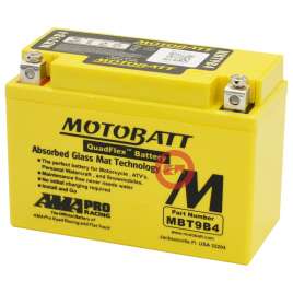 Batteria MOTOBATT MBT9B4 12V 9AH Sigillata Pronta all’uso sost. Yuasa YT9B-BS YT9B4