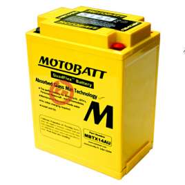 Batteria potenziata MOTOBATT MBTX14AU 12V 16,5AH Sigillata Pronta all’uso Yuasa YB14L-A2 YTX14AH-BS YTX14AHL-BS