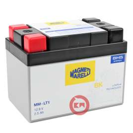 Batteria Magneti Marelli a litio MM-LT1 BMS LIFE PO4 12.8V 32Wh Spunto 150CCA 4 Poli