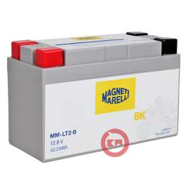 Batteria Magneti Marelli a litio MM-LT2-B BMS YT9B-BS LIFE PO4 12.8V 42Wh 190CCA 4 Poli