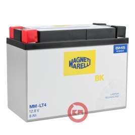 Batteria Magneti Marelli a litio MM-LT4 BMS YB16-B LIFE PO4 12.8V 102Wh 480CCA 4 Poli