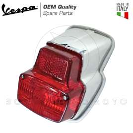 FANALE POSTERIORE CROMATO PIAGGIO VESPA 125 PRIMAVERA - 90 SS