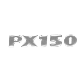 TARGHETTA SCRITTA ADESIVA PX150 VESPA PX 150 E 1998-2001 SCOCCA LATERALE
