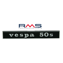 TARGHETTA SCRITTA POSTERIORE VESPA 50 S V5SA1T RIF. PIAGGIO 152510