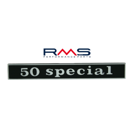 TARGHETTA SCRITTA POSTERIORE VESPA 50 SPECIAL RIF. PIAGGIO 152511