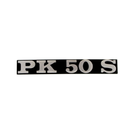 TARGHETTA SCRITTA VESPA PK 50 S SCOCCA LATERALE RIF. ORIGINALE PIAGGIO 195631
