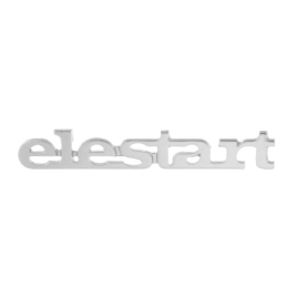 TARGHETTA SCRITTA ELESTART VESPA 50 SPECIAL SCOCCA LATERALE RIF. PIAGGIO 196459