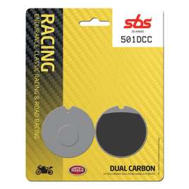SBS 501DCC DUAL CARBON RACING PISTA PASTIGLIE FRENO ANTERIORE