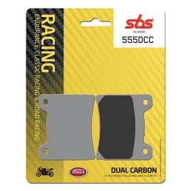 SBS 555DCC DUAL CARBON RACING PISTA PASTIGLIE FRENO ANTERIORE