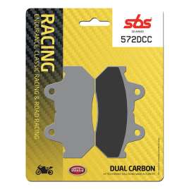 SBS 572DCC DUAL CARBON RACING PISTA PASTIGLIE FRENO ANTERIORE