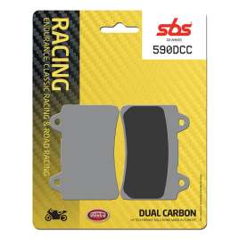 SBS 590DCC DUAL CARBON RACING PISTA PASTIGLIE FRENO ANTERIORE