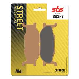 SBS 663HS SINTER FRONT PASTIGLIE FRENO ANTERIORE