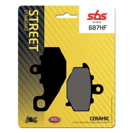 SBS 687HF CERAMIC PASTIGLIE FRENO POSTERIORE