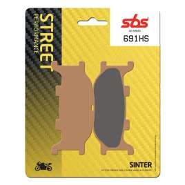 SBS 691HS SINTER FRONT PASTIGLIE FRENO ANTERIORE