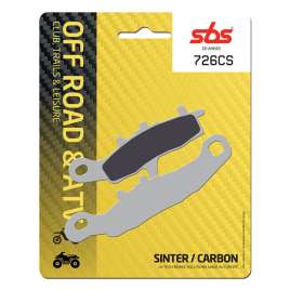 SBS 726CS CARBON PASTIGLIE FRENO ANTERIORE