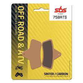 SBS 758ATS PASTIGLIE FRENO POSTERIORE