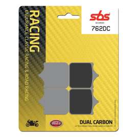 SBS 762DC DUAL CARBON RACING PISTA PASTIGLIE FRENO ANTERIORE