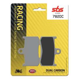 SBS 782DC DUAL CARBON RACING PISTA PASTIGLIE FRENO ANTERIORE