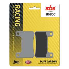 SBS 806DC DUAL CARBON RACING PISTA PASTIGLIE FRENO ANTERIORE