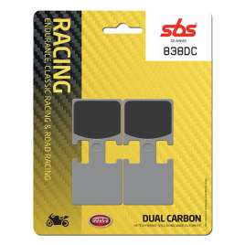 SBS 838DC DUAL CARBON RACING PISTA PASTIGLIE FRENO ANTERIORE