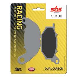 SBS 931DC DUAL CARBON RACING PISTA PASTIGLIE FRENO ANTERIORE