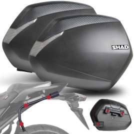 VALIGIE LATERALI SHAD SH36 + TELAIO 3P SYSTEM DUCATI MULTISTRADA 950 2016-2019