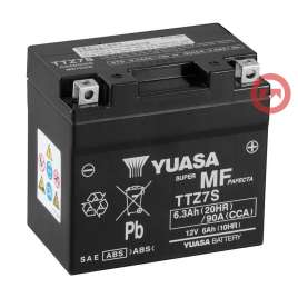 BATTERIA SIGILLATA TTZ7S ORIGINALE YUASA AGM 12V 6.3AH