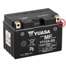BATTERIA YT12A-BS ORIGINALE YUASA AGM 12V 10AH