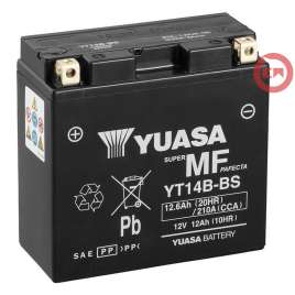 BATTERIA YT14B-BS ORIGINALE YUASA AGM 12V 12.6AH SIGILLATA