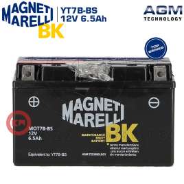 BATTERIA MAGNETI MARELLI YT7B-BS AGM 12V 6.5AH