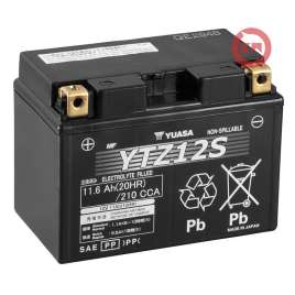 BATTERIA SIGILLATA YTZ12S ORIGINALE YUASA AGM 12V 11.6AH
