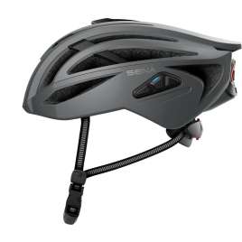 CASCO SENA BICI R2 SMART GRIGIO OPACO Bluetooth  HD Intercom 900 mt