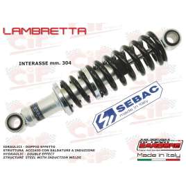AMMORTIZZATORE POSTERIORE SEBAC BY HITECH CARBONE LAMBRETTA LI 3^SERIE