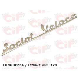 TARGHETTA SPRINT VELOCE TRAFORATA POSTERIORE VESPA SPRINT VELOCE 150