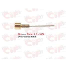CAVO GAS INTERNO APE 601 (FILO Ø mm.1,2x315)