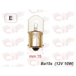 Lampadina Ba 15s (12v 10w) Luce Stop-Frecce Anteriore / Posteriore