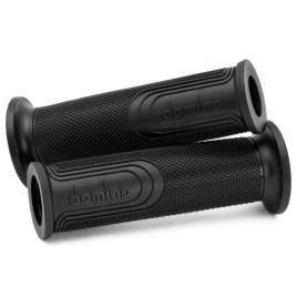 Coppia manopole Domino Style universale moto 6274.82.40.06-0 nero aperta 120mm