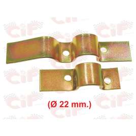 COPPIA PIASTRINE FISSA CAVALLETTO VESPA PX PE 125 150 200
