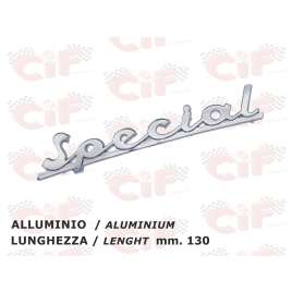 TARGHETTA SPECIAL TRAFORATA POSTERIORE VESPA 50 SPECIAL 130mm