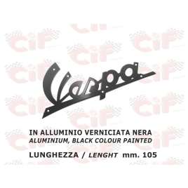 TARGHETTA VESPA IN ALLUMINIO VERNICIATA BLU NOTTE VESPA 125 VNB1-2-3 PIAGGIO 086325