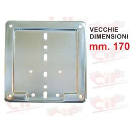 Fondo Porta Targa Cromato Vecchie Dimensioni (mm.170)