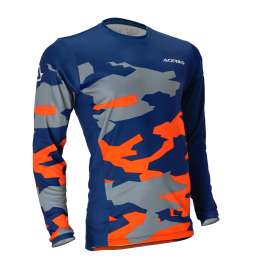 ACERBIS MAGLIA MOTO ENDURO X-DURO WINTER Blu/Arancio 0024616.243