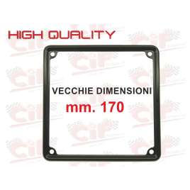 Cornice Targa Nera- Vecchie Dimensioni mm.170x170 - Vespa - Moto